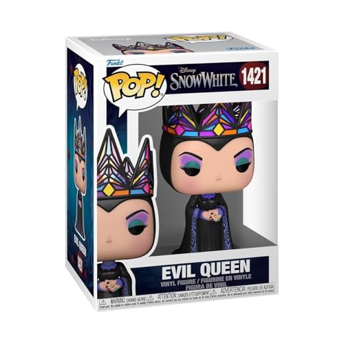 Funko Pop Disney: Snow White Live Action - Evil Queen - (BL/BK) - Collectible Vinyl Figure - Official Merchandise - Toys for Kids and Adults - Movie Fans