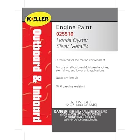 Moeller EP Honda Marine Paint, Silver Metallic Cover