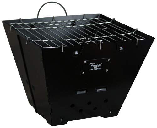 Tussi on Tour – Folding And Portable Charcoal Barbecue – Black