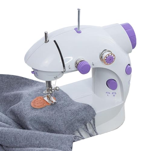 Máquinas de coser para niños, máquina de coser eléctrica pequeña, suministros de costura portátiles, máquinas de coser en miniatura para principiantes