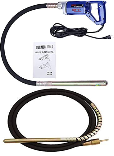 KROST 700 W Extensive 35 mm Concrete Vibrator Drill with Additional, 1.5 m and 3 m Needle