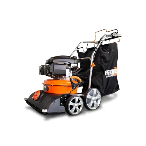 FEIDER FAST175T-1 - Laubsauger mit Laubbläser & Häcksler Benzin 173cm³ 270km/h 150L - Laubkehrmaschine mit 4-Takt Motor - Reduziert das Laubvolumen - Fangsack - Variable Arbitshöhe - Profi-Werkzeug