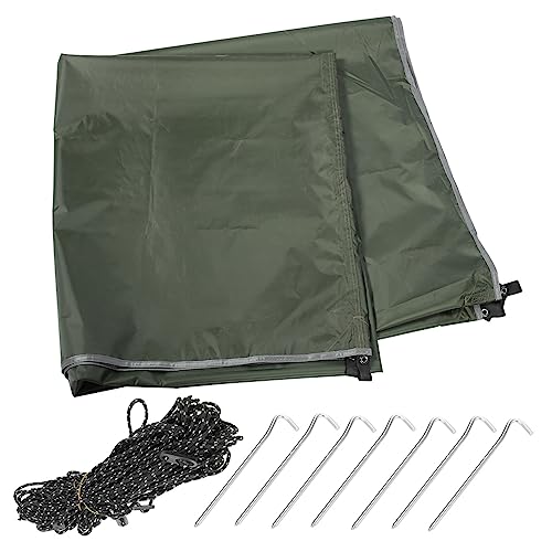 BESPORTBLE 1 Set Picnic Camping Tarpaulin Large Tent Trap Picnic Blanket Waterproof Tents for Camping Sunshade Outdoor - Tent Waterproof Awning Beach Canopy Poles Covers 210d Oxford Cloth