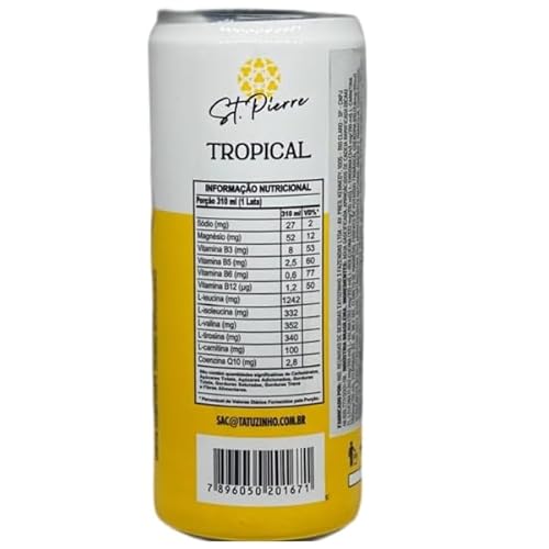Kit 6und Suplemento Alimentar ST PIERRE Zero Tropical 310ml