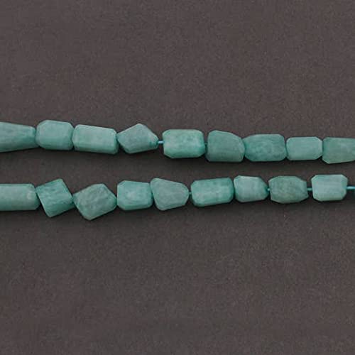 Amazonite facettée perles nuggets LKBEADS SB1695 pour création bijoux