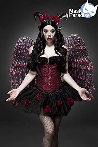 Rose Devil kit complet M pour costume bicolore sans couture fragile