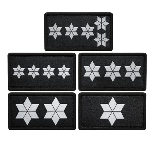 Patch Force - Dienstgradabzeichen Polizeioberkommissar (POK) gehobener Dienst (gD) - Als Abzeichen für Polizeiuniform, Schutzweste, Einsatztasche, Jacke oder Rucksack - gestickt, woven, textil Patch