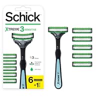 Schick - Quattro Titanium 4 for Men, Razor Blade Refills, 8 Pack, Titanium and Diamond Coated Blades