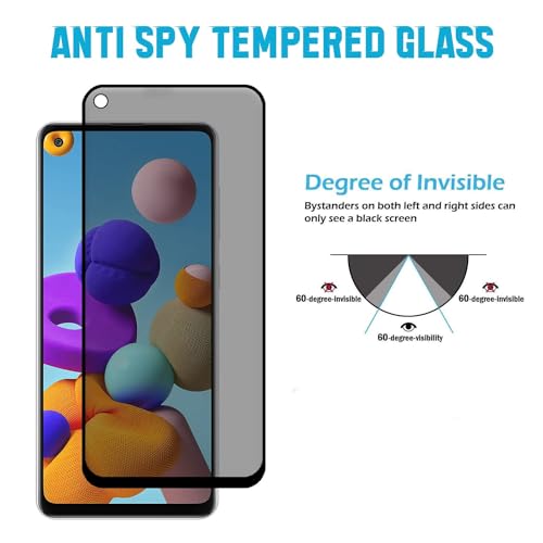 Image of Anti Peep Privacy Tempered Glass Screen Protector for HMD Fusion - TS-PRC-Q5