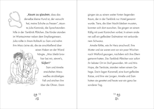 Tierklinik Pfötchen (Band 4) - Hilfe für den kranken Welpen: Kleine Tierretterin mit großem Herzen! - Kinderbuch für Erstleser zum Vorlesen und Selberlesen ab 7 Jahren