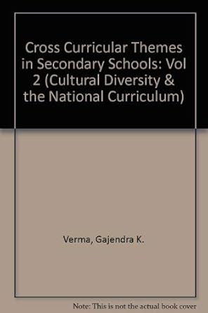 Cultural diversity and the curriculum /