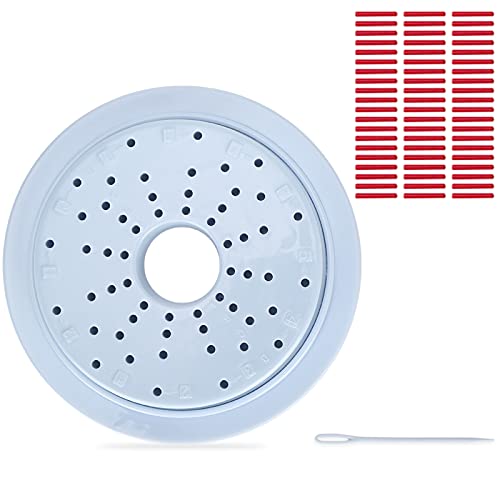 Holigie DIY Round Knitting s, Flower Knitting Maker Weaving Tool for DIY Wool Crafts Small Round Kit DIY Wool Yarn Flower Maker Weaver Tool Set for Knitting