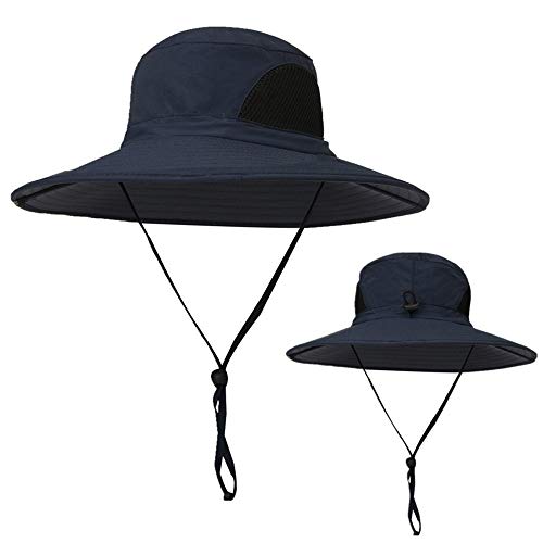 KPWIN Fishing Hat Boonie Sun Hat,Outdoor UPF 50+ UV Protection Bucket Mesh Hat