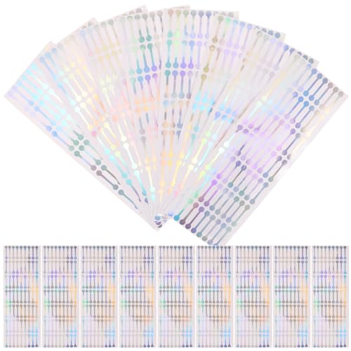EXCEART Tamper Evident Security Tape, 500pcs Long Label Stickers for Tins Jars Coffee Cups Bottles Self-Adhesive Handmade Baked Stickers Cake Boxes Tamper Evident Seal Labels