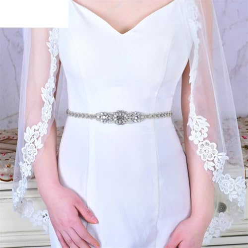Wedding Evening Dress Belts Female Belts Appliques With Rhinestones Women's Bridal Wear Belt4