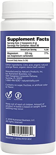 Natural Vitality Calm, Magnesium Supplement, Anti-Stress Drink Mix Powder, Original, Orange - 8 Ounce (Packaging May Vary)