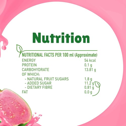 Image of B Natural Guava Juice, Vit C & E, 1 litre (Pack of 3)