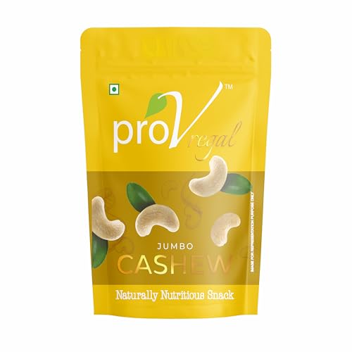 Image of ProV Cashew Nuts | Premium Whole Cashews | Kaju | Protein Rich, Heart Healthy | No Broken Pieces | 200g