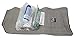 Wellness Travel Pack - The Pill Organizer Wallet, Fits All Size of Medications, Extra Small to Extra Large, Holds Pills, Drops, Sprays & Ointments, Secure Zip Bags, Customizable Write On Label (Grey)