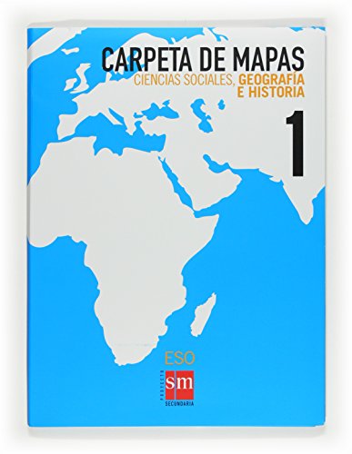 Ciencias sociales, geografía e historia. 1 ESO. Carpeta de mapas (SIN COLECCION)