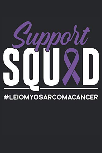 Support Squad #Leiomyosarcomacancer: Lined notebook cancer |Cancer Diary |Journal Chemotherapy |Cancer history logbook |Leiomyosarcoma Cancer Awareness Gift