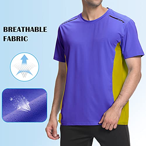 Buy Men's Sports TShirt Stretch Tee Short Sleeve Raglan Sleeve Running