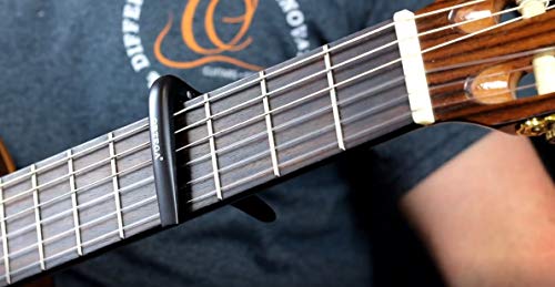 Ortega Guitars OCAPO-SBK "one touch" klassieke en concertgitaar capodaster gesatineerd zwart - Image 3