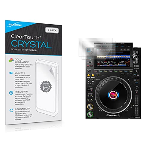 Protection écran Pioneer CDJ-3000 anti-rayures HD BoxWave ClearTouch Crystal double pack