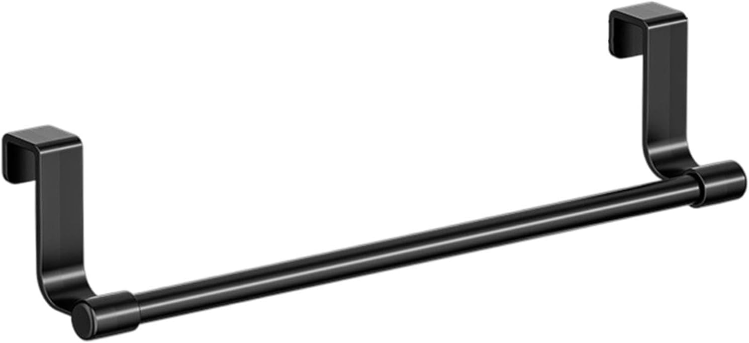 Over Cabinet Towel Holder - No Drilling Stainless Steel Rack Towel Holder