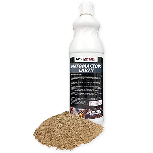 ENTOPEST - 400g Diatomaceous Earth Powder - Ant killer,flea killer, insect killer,bed bug killer,silverfish killer,Pests Control for Crawling Insects,Pest Organic Non-Toxic