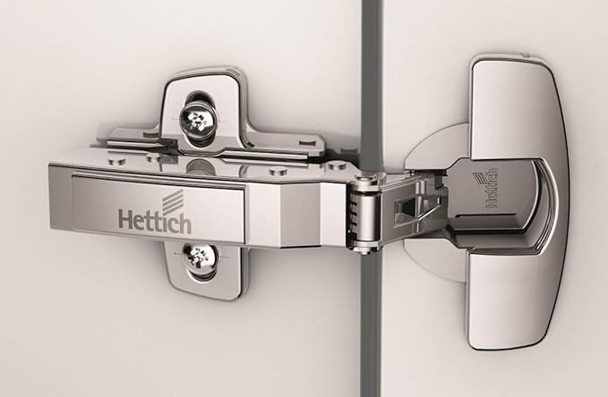 Image of Hettich Sensys Hinges, Sensys 8645I |Clip-on Soft Close Concealed Cabinet Hinges | Halfoverlay Door, Opening angle 110? - (Thickness 24mm) 9.5 Crank