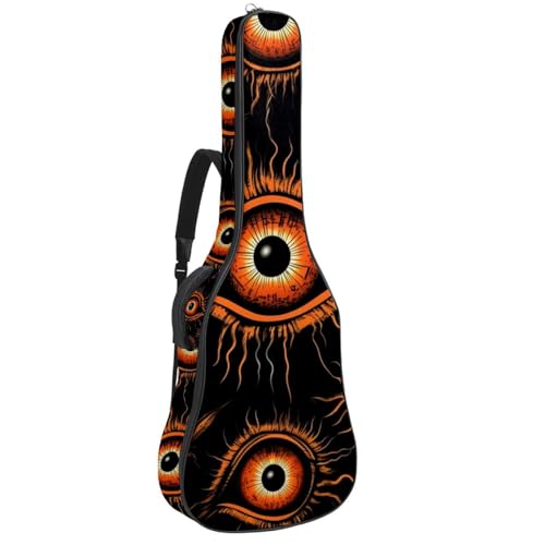 Housse guitare acoustique Halloween Eyeball pour vos concerts