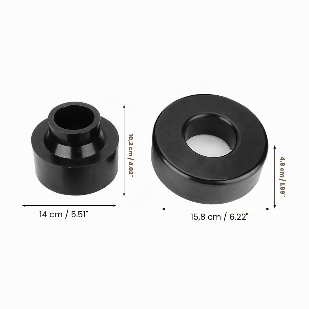 Kits de elevación de nivelación delantera, Kit de elevación de nivelación, 2 "Kit de elevación de nivelación delantera trasera para Grand Cherokee WJ 1999-2004