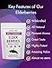 Elderberries Dried Bulk | Whole European Elderberry Dried, Wildcrafted All Natural | Non-GMO, Non-irradiated | Immunity Booster Antioxidants and Vitamins | Make Syrup, Tea| 2 lb (32 oz)