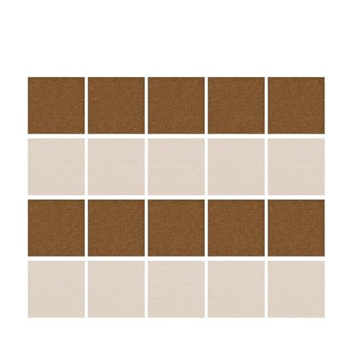 Tapis auto-adhésif carré 30x30 cm amovible pour sol lot de 20 pièces