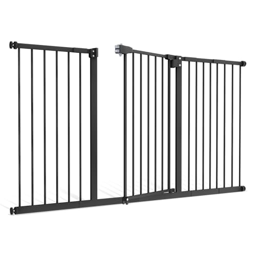 MoNiBloom Extra Wide Walk Thru Dog Gate, 47