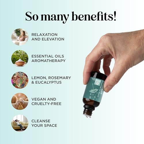 Image of Thieves Myth Essential Oil Blend - Purification Essential Oil Blend for Diffuser of Undiluted Cinnamon Eucalyptus Lemon Rosemary and Clove Essential Oil - Cleansing Aromatherapy Diffuser Oil