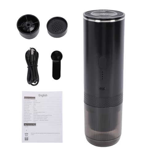 Cafetera portátil mini dual para cápsulas y molido 80 mL