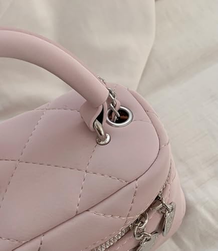 Coquette Mini Crossbody Bags for Women Chain Strap Quilted Handbag Mini Bag Purse Small Bag Coquette Stuff 6