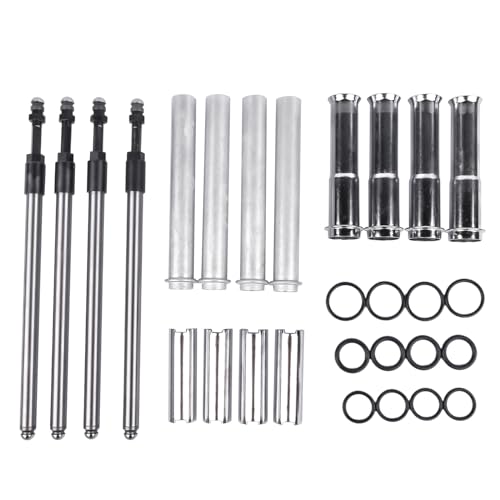 Adjustable Pushrods & Push Rod Cover Kit Replacement for Harley Davidson by Woosphy - Used condition - Image 3