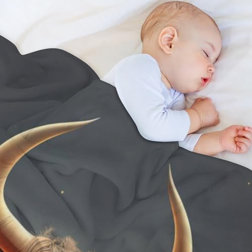 Manta cálida para el salón de vaca que alivia el frío en el sofá 4