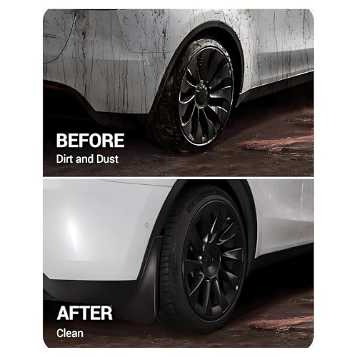 Guardabarros para coche Tesla Model Y: viaja protegido sin perforar tu auto 3
