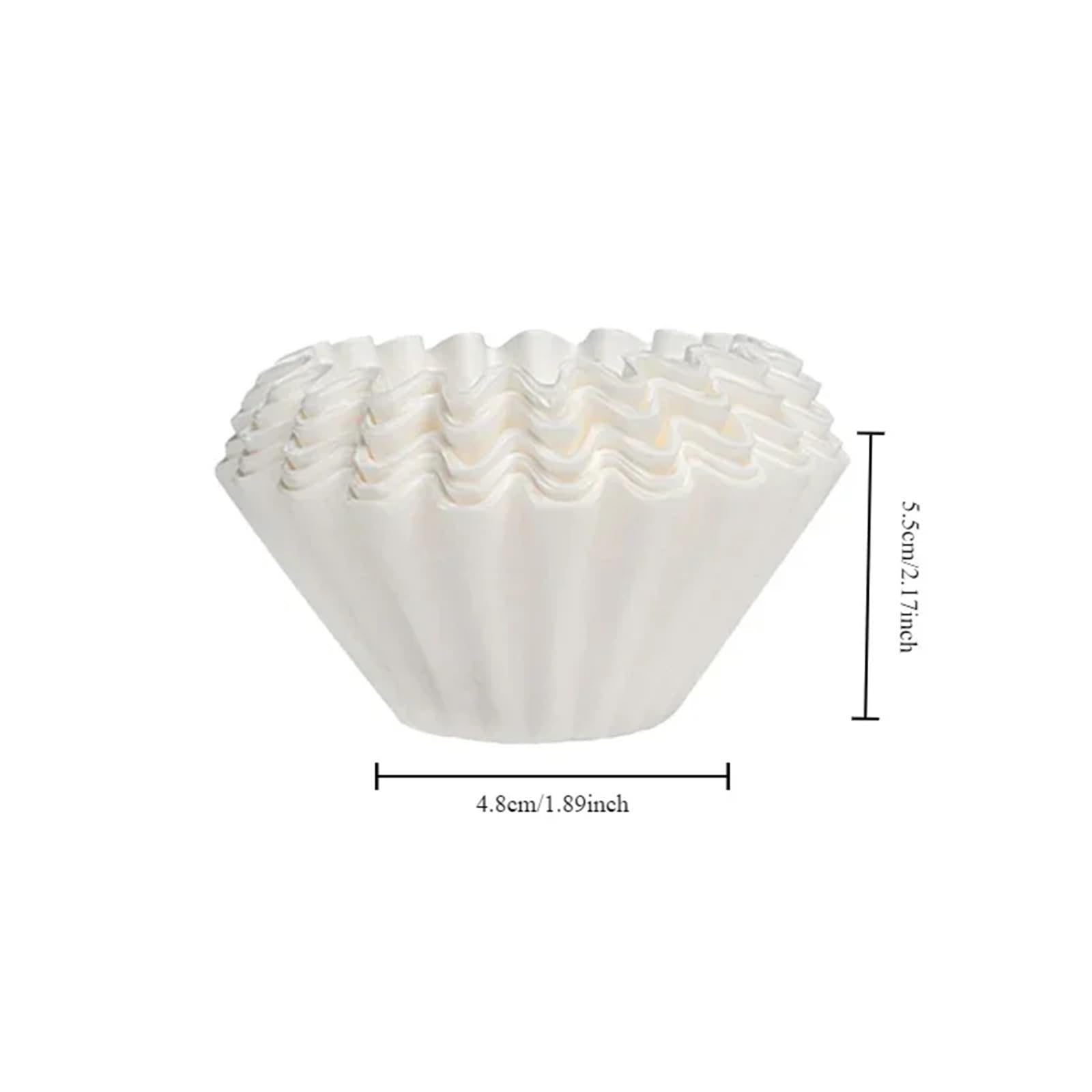400 filtros de café for verter sobre el, for 1 o 2 tazas, con forma onda Para Hogar Cocina(Coffee)