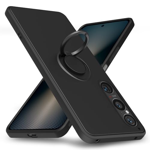 Xperia 1 VI pP[X TPU ϏՌ O VRP[X ^ \tg SʕیJo[ wh~ Ot X^h@\ ԍڃz_[Ή 360°] Yی Xgbvz[t X y ϖh~ ho GNXyA1 VI