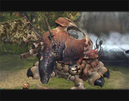 In-game screenshot of a large monster in Final Fantasy: Crystal Chronicles
