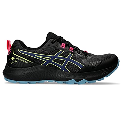ASICS Damen Gel-Sonoma 7 Laufschuhe, Schwarz/Deep Ocean, 39 EU