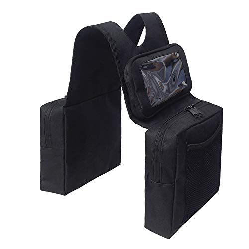 Bolsas laterais de tanque combustível universal para moto esquerda e direita ferramentas braço oscilante ATV acessórios