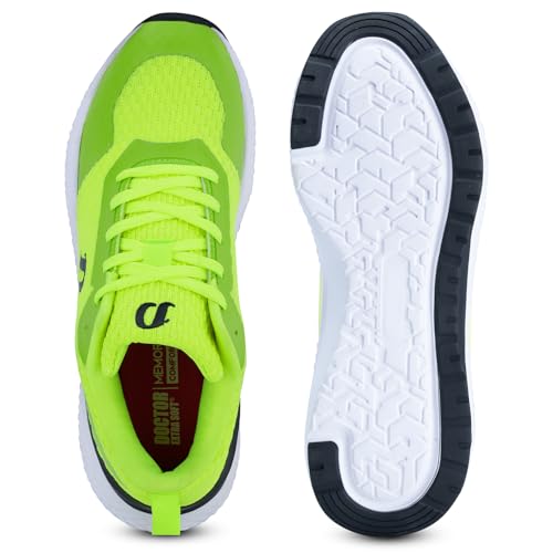 Image of DOCTOR EXTRA SOFT Men's Running Shoes - Lightweight Breathable Sports Sneakers with Memory Foam Cushioned EVA Sole, Shock Absorbing Walking Jogging Gym Training, Slip-On Casual Athletic Wear D-2015