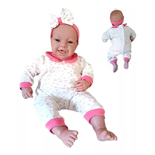 Boneca Bebê Real Expressões - Alegre Roma Jensen Boneca Branca