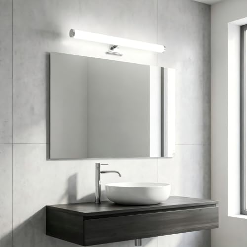 BARCELONA LED Żyrandol Dom Banho Tubular Opal 6W 540lm IP44 40 cm